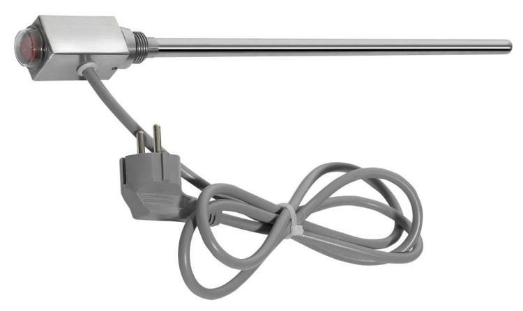 CARUSO Grzałka elektryczna 300 W, stal nierdzewna szczotkowana NR921