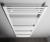 DIRECT grzejnik łazienkowy 450x1680 mm, 757 W, biały ILR64T na ścianie