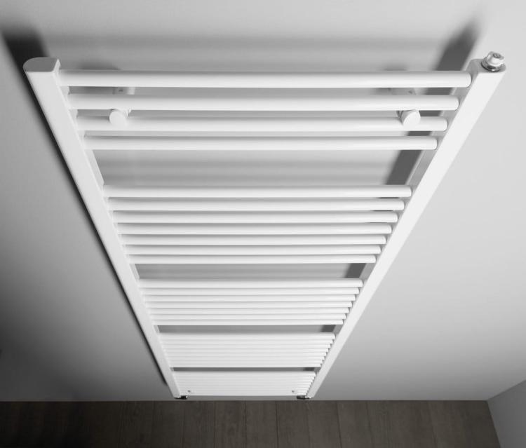 DIRECT grzejnik łazienkowy 450x1680 mm, 757 W, biały ILR64T na ścianie