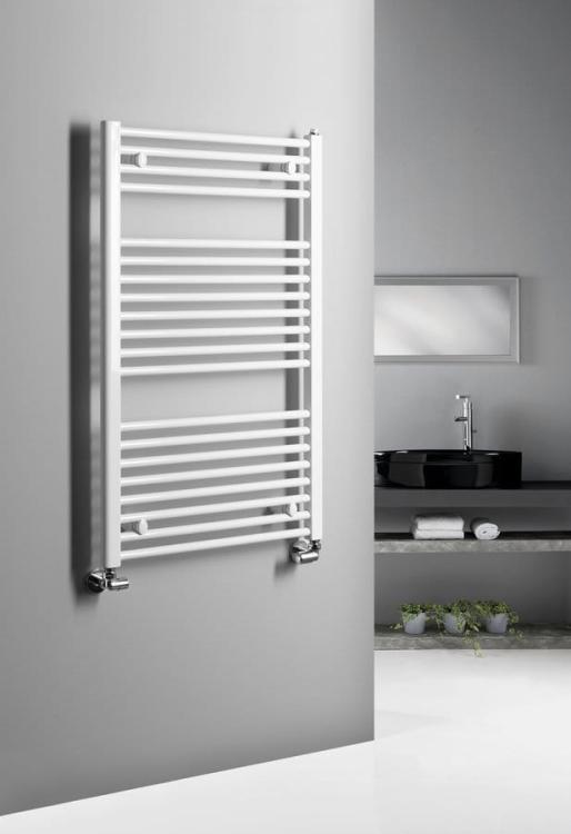 DIRECT Grzejnik łazienkowy 600x960 mm, 597 W, biały ILR96T na ścianie