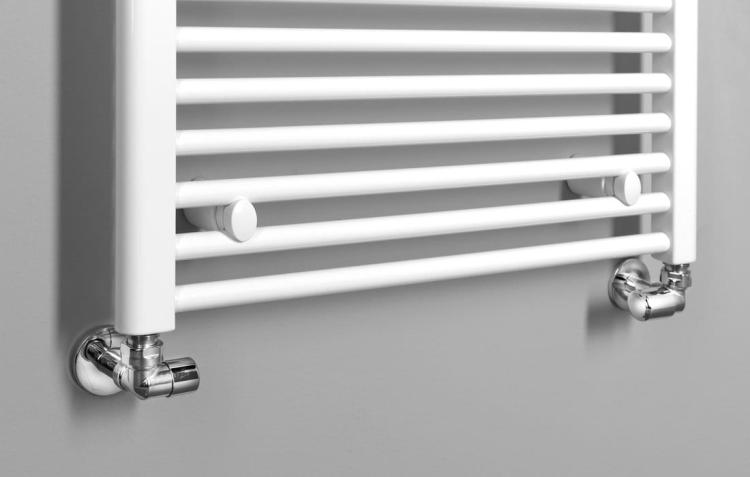 DIRECT Grzejnik łazienkowy 600x960 mm, 597 W, biały ILR96T podłączenie