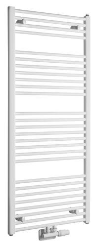 DIRECT Grzejnik łazienkowy, podłączenie środkowe, 600x1320 mm, 795 W, biały ELM36T