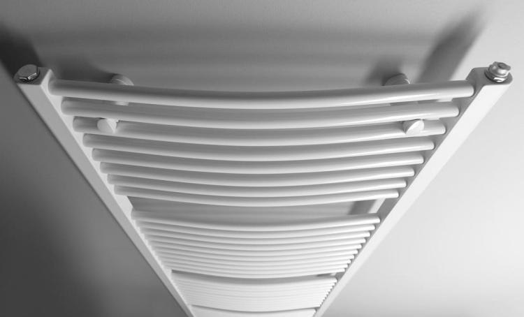 ORBIT grzejnik łazienkowy owalny,750x1850 mm, 1439 W, biały ILO87T z góry