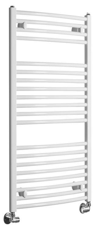ORBIT grzejnik łazienkowy owalny, 450x960 mm, 447 W, biały ILO94T