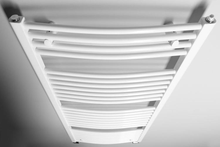 ORBIT grzejnik łazienkowy owalny,750x1320 mm, 996 W, biały ILO37T z góry