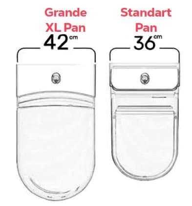 GRANDE kombi WC XL, odpływ dolny / tylny, biala GR360  opis