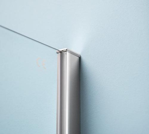EASY Boczna ścianka 80x190 cm szkło czyste EL3215 profil