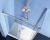 EASY  kabina prysznicowa 1400x900mm drzwi przesuwne wariant L/P EL1415EL3315 z góry