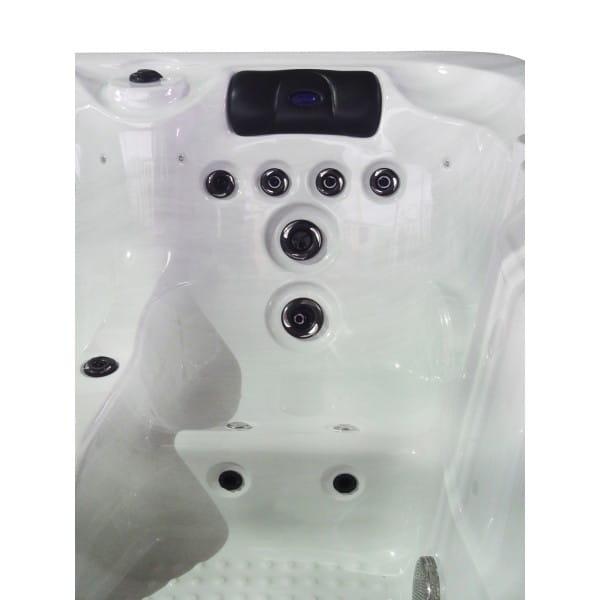 Basen ogrodowy 3 osobowy JACUZZI - Model OASIS, biały SPA10 dysze na plecy