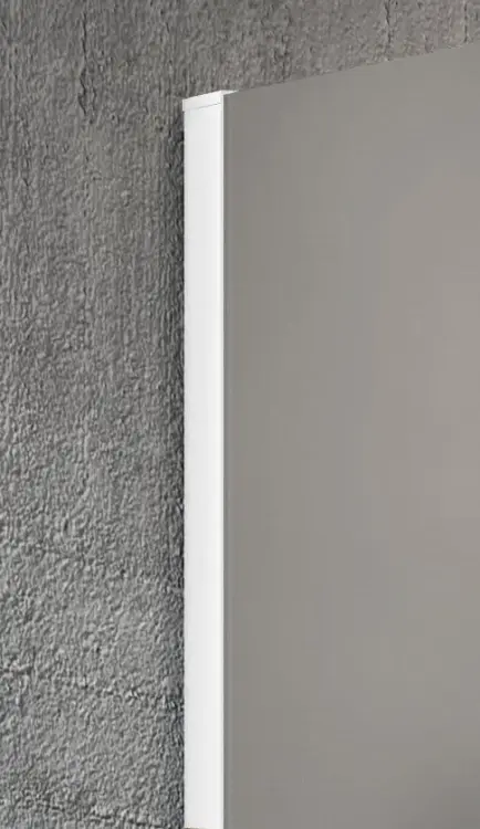 VARIO WHITE jednoczęściowa kabina prysznicowa Walk-In, montaż przy ścianie, szkło dymione, 1000 mm GX1310GX1015 profil