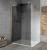 VARIO GOLD MATT jednoczęściowa kabina prysznicowa Walk-In, montaż przy ścianie, szkło dymione, 1400 mm GX1314-01