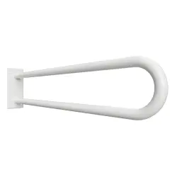 Poręcz  łazienkowa typu U 90 cm kolor biały 301102994