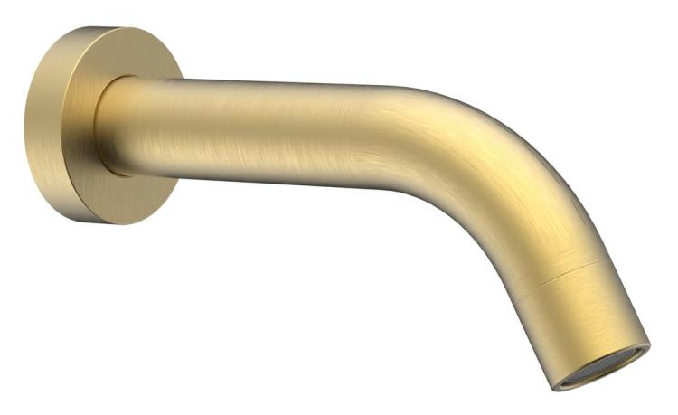 Wylewka ścienna 174mm, złoty mat BO519