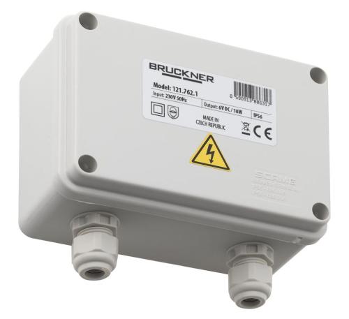 Zasilacz sieciowy 230V /6V DC (1-10 systemów spłukujących pisuary) 121.762.1