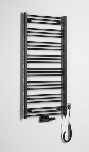 Grzałka elektryczna bez termostatu, kabel spiralny/czarny, 600 W LT90600B zamontowana