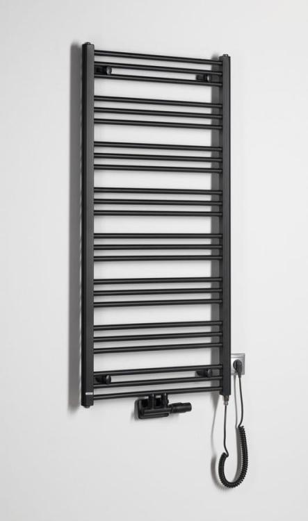 Grzałka elektryczna bez termostatu, kabel spiralny/czarny, 800 W LT90800B zamontowana
