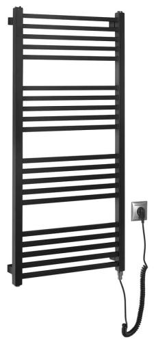 METRO-E grzejnik elektryczny 500x1060 mm, 400 W, czarny mat ME410B