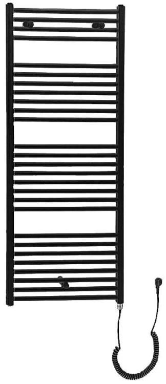 DIRECT-E grzejnik elektryczny 600x1320 mm, 600 W, czarny mat ILE36TB