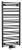 ALBRECHT grzejnik łazienkowy 600x1250 mm, podłączenie środkowe, czarny mat 600.117.6
