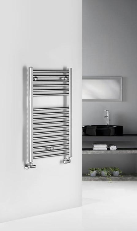 ALYA grzejnik łazienkowy prosty 450x803 mm, chrom LLR101 wizualizacja
