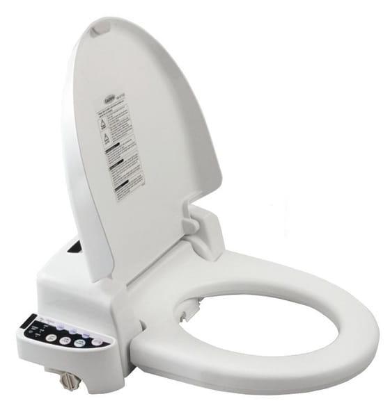 Deska WC wolnoopadająca z funkcją bidetu sterowana elektronicznie NB-R770D otwarta