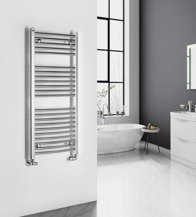 ALYA grzejnik łazienkowy obły 500x1110mm, chrom LLC201 wizualizacja