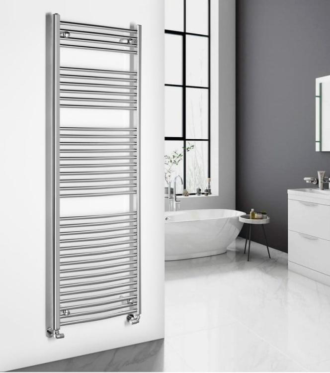 ALYA grzejnik łazienkowy obły 600x1703mm, chrom LLC205 wizualizacja