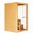 PANORAMA Sauna domowa fińska 2-osobowa 130x120x200 cm J60130  bokiem