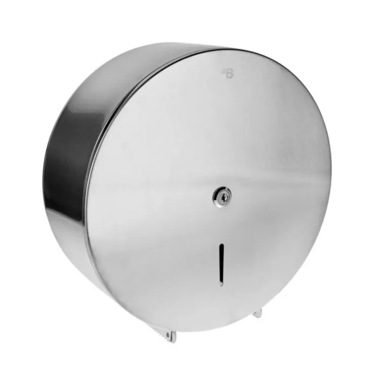 JUMBO Zasobnik na papier toaletowy ø 31 cm stal nierdzewna szczotkowana 148312085