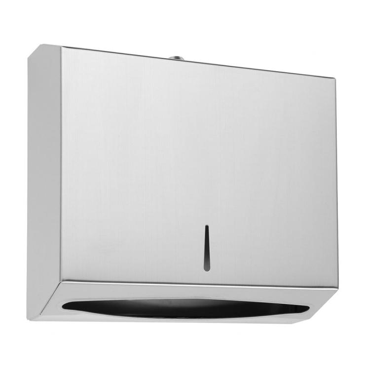 Zasobnik na papierowe ręczniki ze stali nierdzewnej, matowy 28,5x26,5 cm 113103035