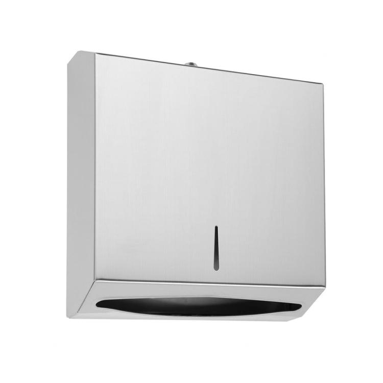 Zasobnik na papierowe ręczniki ze stali nierdzewnej, matowy 28,5x37 cm 113103045