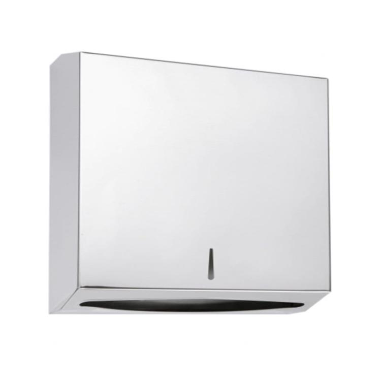 Zasobnik na papierowe ręczniki ze stali nierdzewnej, połysk 28,5x26,5 cm 113103031