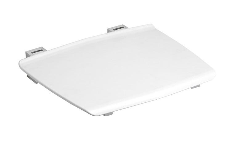 Siedzisko prysznicowe składane 32,5x32,5cm, białe GS120W