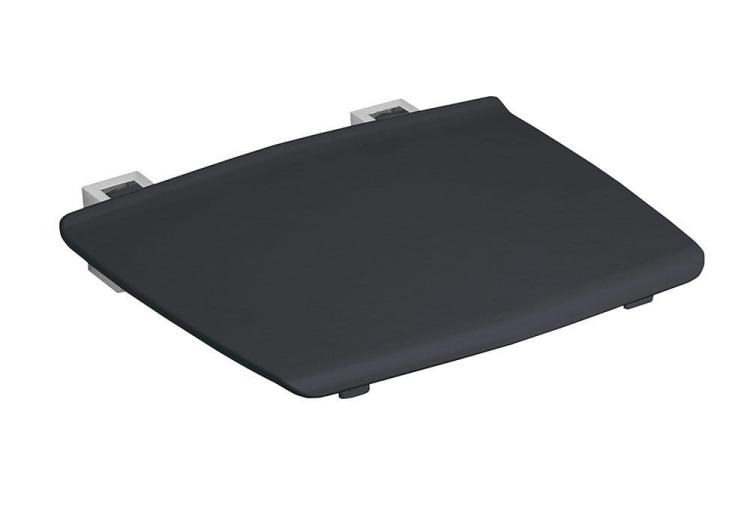 Siedzisko prysznicowe składane 32,5x32,5cm, szare GS120G