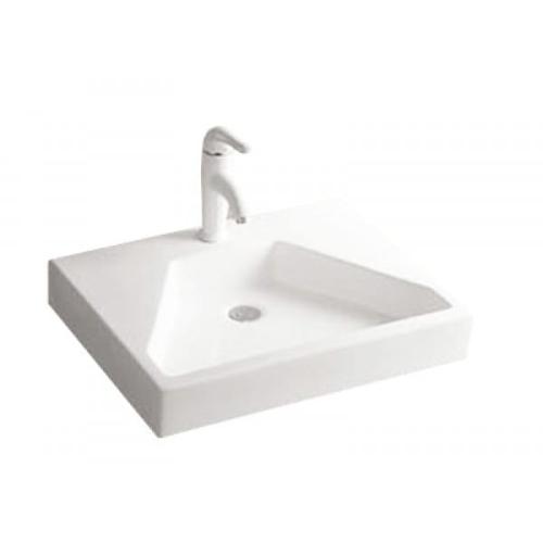 Umywalka ceramiczna nablatowa 60,5x46 cm K515