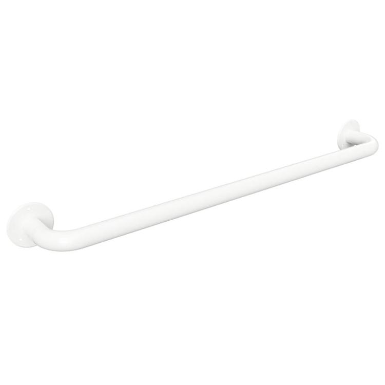 Poręcz łazienkowa prosta 80 cm kolor biały 301100804
