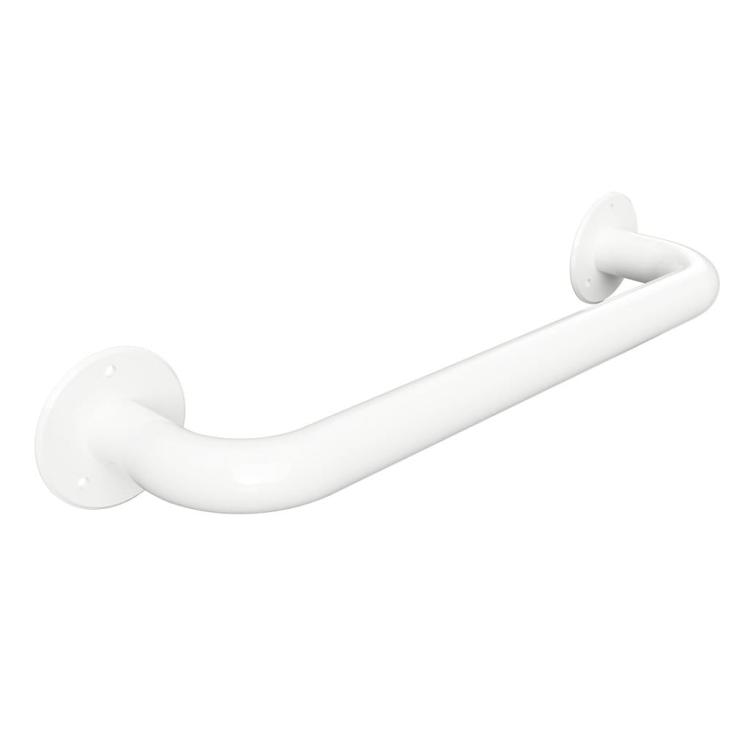 Poręcz łazienkowa prosta 40 cm kolor biały 301100404