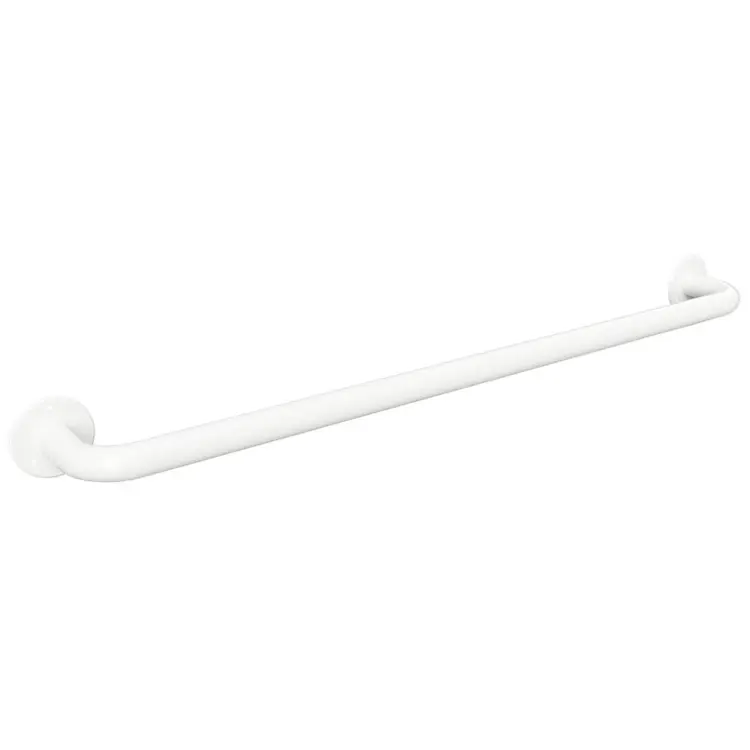 Poręcz łazienkowa prosta 90 cm kolor biały 301100904