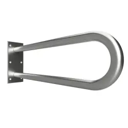 Poręcz łazienkowa typu U 60 cm stal nierdzewna szczotkowana 301102052