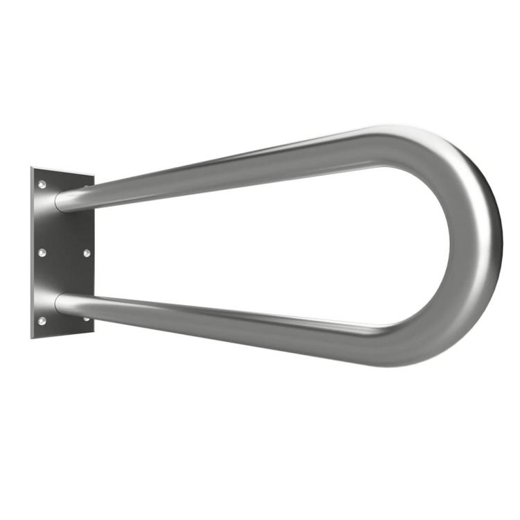 Poręcz łazienkowa typu U 60 cm stal nierdzewna szczotkowana 301102052