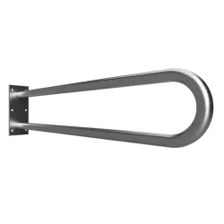  Poręcz łazienkowa typu U 90 cm stal nierdzewna szczotkowana 301102992