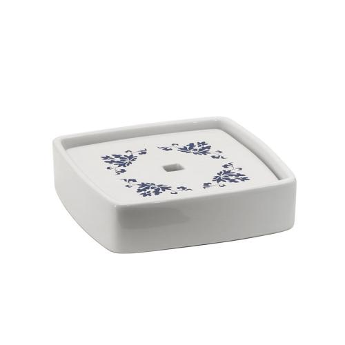 CIXI mydelniczka do postawienia, porcelana, niebieski/biały CX1189