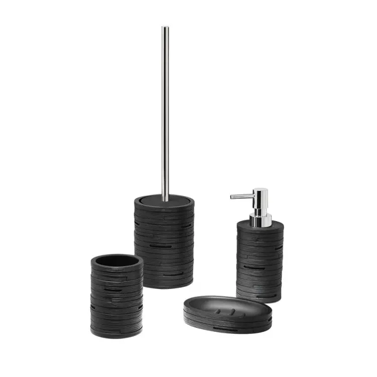 HELEN mydelniczka do postawienia, czarny HE1114 zestaw