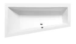 ANDRA L wanna asymetryczna 170x90x45 cm, biały mat 81111.11