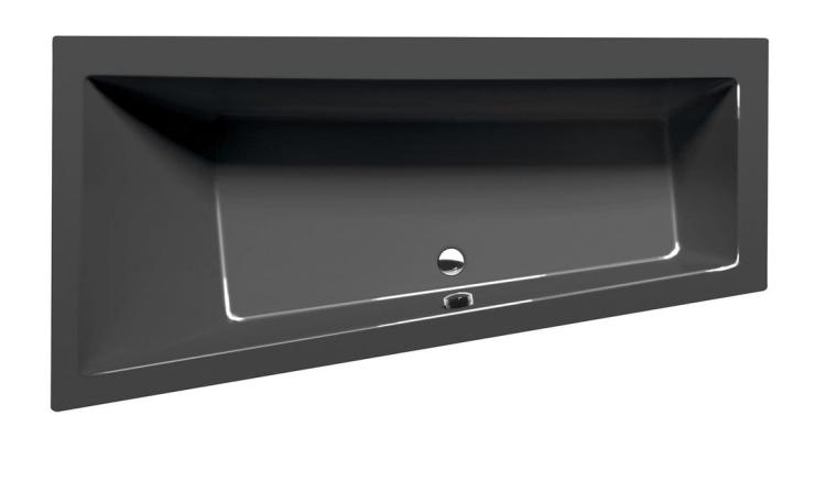 ANDRA L wanna asymetryczna 170x90x45cm, ciemnoszary 81111.30