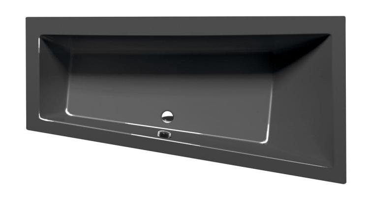 ANDRA R wanna asymetryczna 180x90x45cm, ciemnoszary 78771.30
