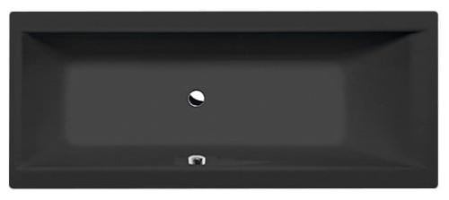 CLEO Wanna akrylowa prostokątna 170x70x48 cm czarny mat 74611.21