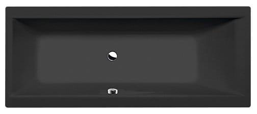 CLEO Wanna akrylowa prostokątna 170x70x48 cm czarny mat 74611.21