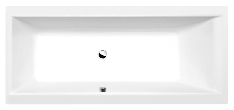 CLEO Wanna akrylowa prostokątna 170x75x48 cm biały mat 94611.11