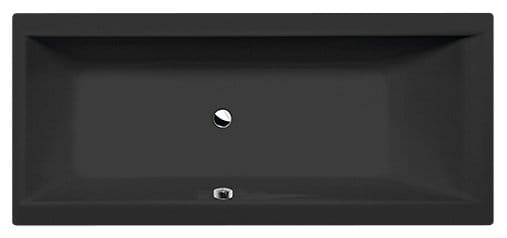 CLEO Wanna akrylowa prostokątna 170x75x48 cm czarny mat 94611.21